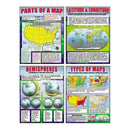BASIC MAP SKILLS TEACHING POSTER-Learning Materials-JadeMoghul Inc.