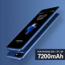 Battery Case For iphone 6 6s 7 8 2500/3700/5000/7200mah Power Bank Charing Case For iphone 6 6s 7 8 Plus Battery Charger Case-i6P i6sP i7P i8P 5-JadeMoghul Inc.