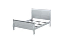 Beds Queen Size Bed Frame 62" X 90" X 47" Platinum Wood Queen Bed 7110 HomeRoots