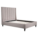 Beds Queen Sized Bed - 65.7" X 88.2" X 61" Gilded Age Queen Dove Gray Bed HomeRoots