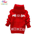 Belababy Girls Sweater Rabbit Easter Autumn 2017 New Baby Girl Sweater Baby Long Sleeve Turtleneck Winter Sweaters For Girls-White-2T-JadeMoghul Inc.
