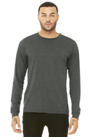 BELLA+CANVAS Unisex Jersey Long Sleeve Tee. BC3501-T-shirts-Deep Heather-M-JadeMoghul Inc.