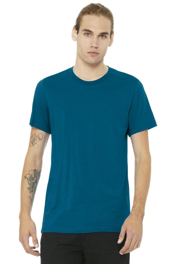 BELLA+CANVAS Unisex Jersey Short Sleeve Tee. BC3001-T-shirts-Deep Teal-4XL-JadeMoghul Inc.