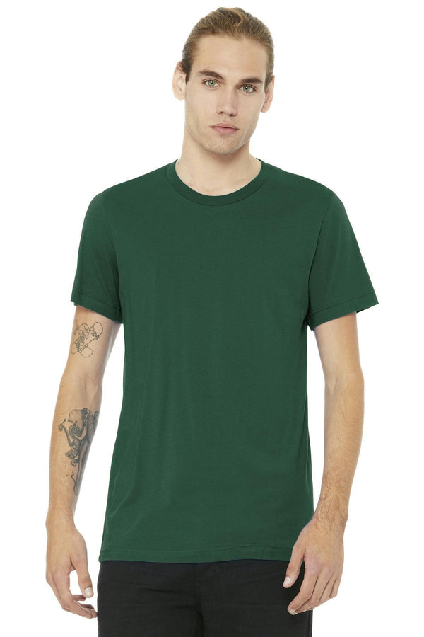 BELLA+CANVAS Unisex Jersey Short Sleeve Tee. BC3001-T-shirts-Forest-XS-JadeMoghul Inc.