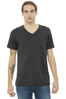 BELLA+CANVAS Unisex Jersey Short Sleeve V-Neck Tee. BC3005-T-shirts-Charcoal Black Slub-L-JadeMoghul Inc.