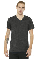 BELLA+CANVAS Unisex Jersey Short Sleeve V-Neck Tee. BC3005-T-shirts-Charcoal Marble-L-JadeMoghul Inc.