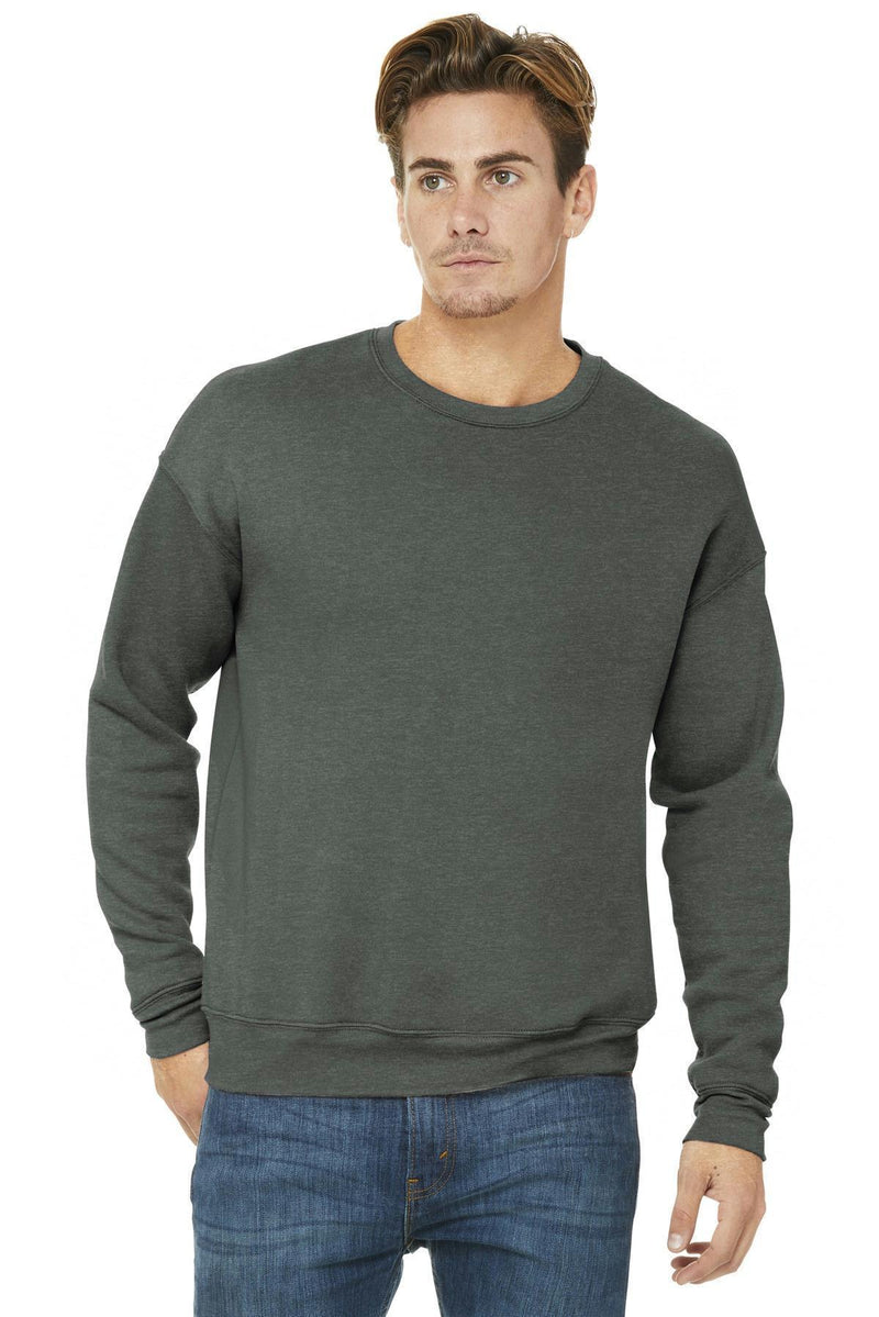 BELLA+CANVAS Unisex Sponge Fleece Drop Shoulder Sweatshirt. BC3945-Sweatshirts/fleece-Deep Heather-2XL-JadeMoghul Inc.
