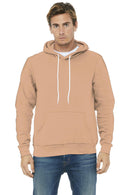 BELLA+CANVAS Unisex Sponge Fleece Pullover Hoodie. BC3719-Sweatshirts/fleece-Peach-2XL-JadeMoghul Inc.