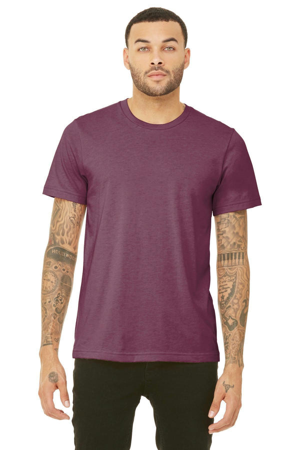 BELLA+CANVAS Unisex Triblend Short Sleeve Tee. BC3413-T-shirts-Maroon Triblend-M-JadeMoghul Inc.