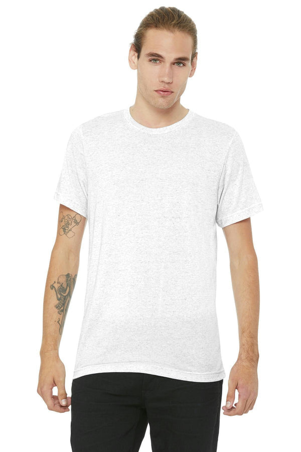 BELLA+CANVAS Unisex Triblend Short Sleeve Tee. BC3413-T-shirts-White Fleck Triblend-3XL-JadeMoghul Inc.