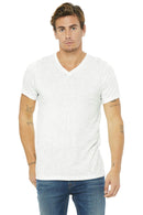 BELLA+CANVAS Unisex Triblend Short Sleeve V-Neck Te. BC3415-T-shirts-White Fleck Triblend-XL-JadeMoghul Inc.