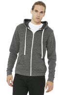 BELLA+CANVAS Unisex Triblend Sponge Fleece Full-Zip Hoodie. BC3909-Sweatshirts/fleece-Grey Triblend-2XL-JadeMoghul Inc.
