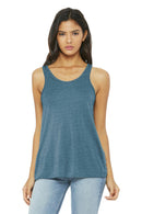 BELLA+CANVAS Women's Flowy Racerback Tank. BC8800-T-shirts-Denim Slub-XS-JadeMoghul Inc.