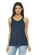 BELLA+CANVAS Women's Flowy Racerback Tank. BC8800-T-shirts-Heather Navy-2XL-JadeMoghul Inc.