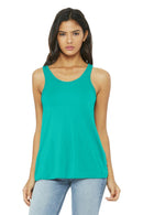 BELLA+CANVAS Women's Flowy Racerback Tank. BC8800-T-shirts-Teal-M-JadeMoghul Inc.