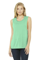 BELLA+CANVAS Women's Flowy Scoop Muscle Tank. BC8803-T-shirts-Mint-2XL-JadeMoghul Inc.