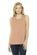 BELLA+CANVAS Women's Flowy Scoop Muscle Tank. BC8803-T-shirts-Peach-2XL-JadeMoghul Inc.