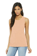 BELLA+CANVAS Women's Flowy Scoop Muscle Tank. BC8803-T-shirts-Peach Slub-2XL-JadeMoghul Inc.