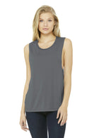 BELLA+CANVAS Women's Flowy Scoop Muscle Tank. BC8803-T-shirts-Storm-2XL-JadeMoghul Inc.