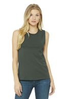 BELLA+CANVAS Women's Jersey Muscle Tank. BC6003-Ladies-Military Green-2XL-JadeMoghul Inc.