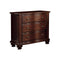 Bellavista Traditional Elegant Night Stand In Brown Cherry Finish-Nightstands and Bedside Tables-Brown Cherry-Wood-JadeMoghul Inc.