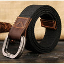 Belts For Men New Striped Adult Casual Men Knitted Cintos Femininos Belt Man Canvas Lengthen Strap Male-black-110cm-JadeMoghul Inc.