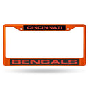 Chrome License Plate Frames Bengals Laser Chrome Frame