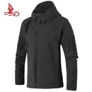 Men Military Tactical Fleece Jacket / Multi Pockets Outerwear
