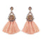 Best lady Fashion Jewelry Tassel Dangle Earrings Cheap Wedding Bohemian Drop Statement Earrings For Women Flowers Charm 5274-Pink-JadeMoghul Inc.