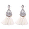 Best lady Fashion Jewelry Tassel Dangle Earrings Cheap Wedding Bohemian Drop Statement Earrings For Women Flowers Charm 5274-White-JadeMoghul Inc.
