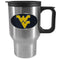 W. Virginia Mountaineers Sculpted Travel Coffee Mugs, 14 oz