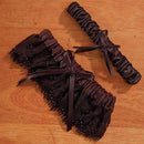 Beverly Clark's Gala Bridal Garter Set Black (Pack of 1)-Wedding Garters-JadeMoghul Inc.