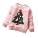 BibiCola Baby Sweater Girl Boy Autumn Winter Wear Warm Cartoon Sweaters Children Thick Casual Velvet Costume Kids Clothes Suit-picture color-9M-JadeMoghul Inc.