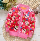 BibiCola spring autumn baby girls/boys candy color cardigan sweater children add velvet outerwear sewater kids Knitting coat-picture color 1-9M-JadeMoghul Inc.