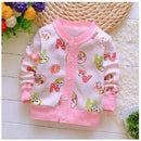 BibiCola spring autumn baby girls/boys candy color cardigan sweater children add velvet outerwear sewater kids Knitting coat-picture color-9M-JadeMoghul Inc.