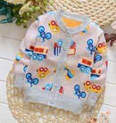 BibiCola spring autumn baby girls/boys candy color cardigan sweater children add velvet outerwear sewater kids Knitting coat-picture color-9M-JadeMoghul Inc.