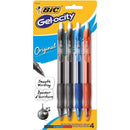 BIC VELOCITY 4PK GEL RETRACTABLE-Supplies-JadeMoghul Inc.