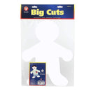 BIG CUT-OUTS 16IN ME KID WHITE-Arts & Crafts-JadeMoghul Inc.