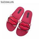 Big lips Jelly Slippers-Black-6-JadeMoghul Inc.