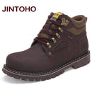 Big Size Men Ankle Boots / Genuine Leather Men Work & Safety Boots-shen zong-6.5-JadeMoghul Inc.