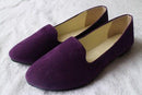 Big Size Women Flats Candy Color Shoes Woman Loafers Summer Fashion Sweet Flat Casual Shoes Women Zapatos Mujer Plus Size 35-43-Deep Purple-11-JadeMoghul Inc.