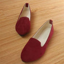 Big Size Women Flats Candy Color Shoes Woman Loafers Summer Fashion Sweet Flat Casual Shoes Women Zapatos Mujer Plus Size 35-43-Wine Red-11-JadeMoghul Inc.