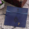 BILLTERA Vintage Cosmetic Bag Women Makeup Brushes Bags Pens PU Leather Make Up Case Beauty Toiletry Organizer Pouch-Blue-JadeMoghul Inc.