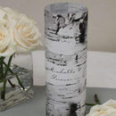 Birch Bark Vellum Luminary Wrap with sticker Mocha Mousse (Pack of 1)-Reception Stationery-Black-JadeMoghul Inc.