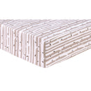 Birch Stripe Deluxe Flannel Fitted Crib Sheet-BIRCH-JadeMoghul Inc.