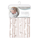 Birch Stripe Jumbo Deluxe Flannel Swaddle Blanket-BIRCH-JadeMoghul Inc.