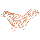 Bird Shape Metal Wine Holder, Orange-Wine Holder-Orange-Metal-JadeMoghul Inc.