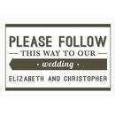 Bistro Bliss Directional Wedding Sign (Pack of 1)-Wedding Signs-JadeMoghul Inc.