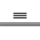 BLACK AND WHITE STRIPES STRAIGHT-Learning Materials-JadeMoghul Inc.
