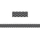 BLACK CHEVRON STRAIGHT BORDER TRIM-Learning Materials-JadeMoghul Inc.